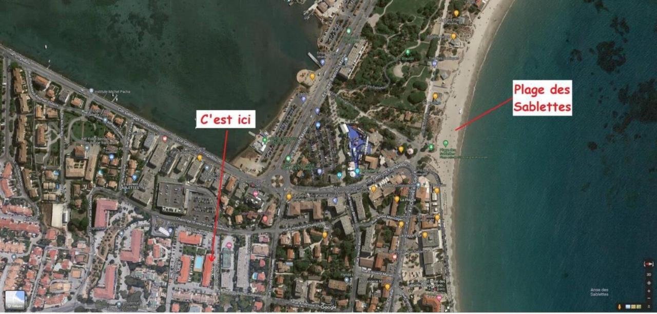 Charmant Appart. 500M Plages Des Sablettes La Seyne-sur-Mer Dış mekan fotoğraf